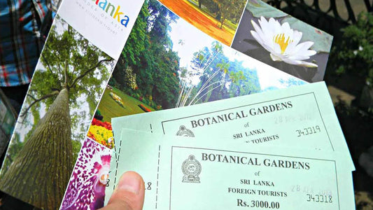 Peradeniya botanical garden Entrance Tickets