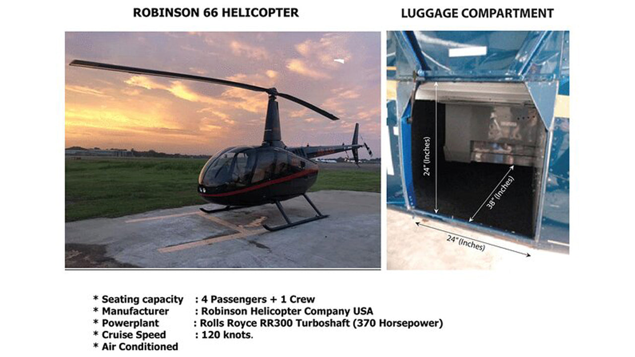 Robinson R66 from Colombo Airport (CMB)