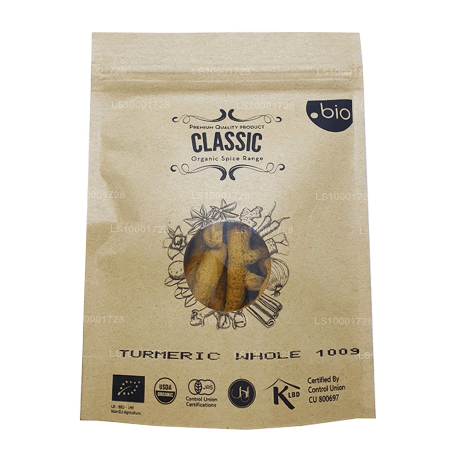 Lakpura Organic Turmeric Whole