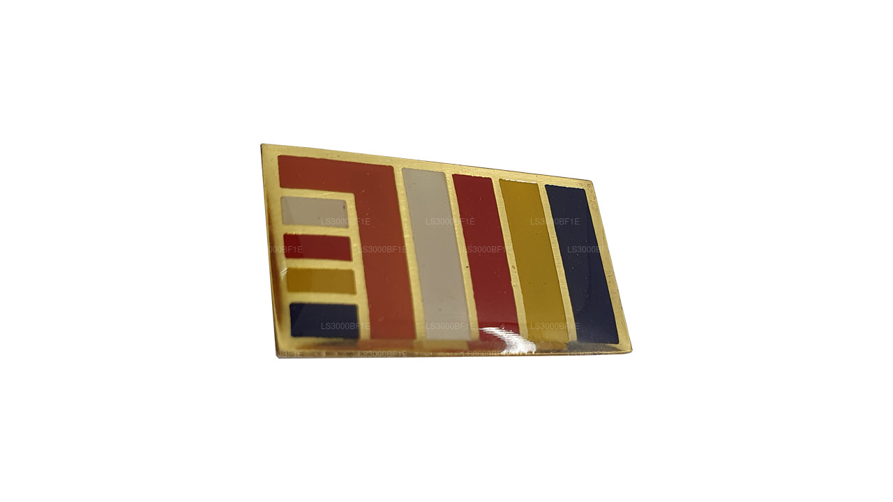 Sri Lankan Buddhist Flag Lapel Pin