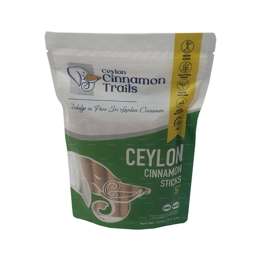 Ceylon Cinnamon Trails Cinnamon Sticks (100g)