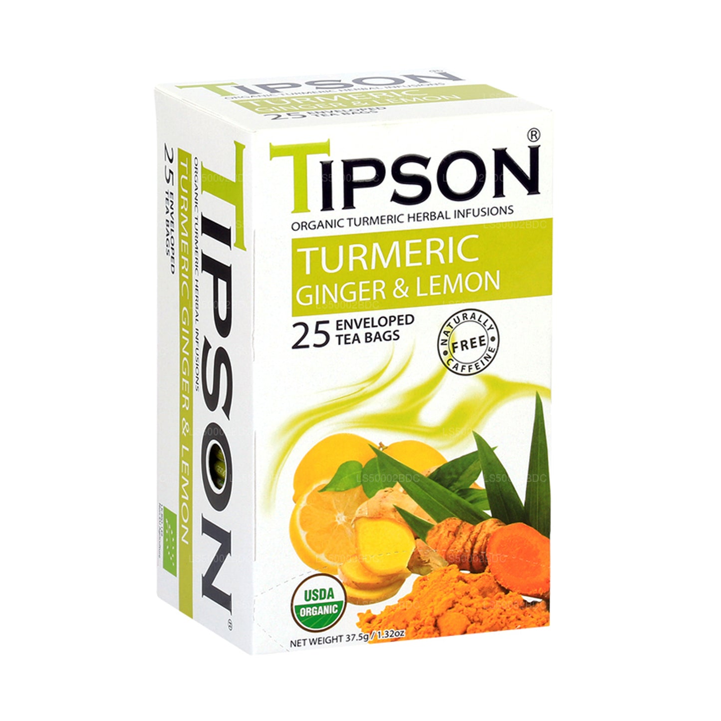 Tipson Tea Organic Turmeric Ginger & Lemon (37.5g)
