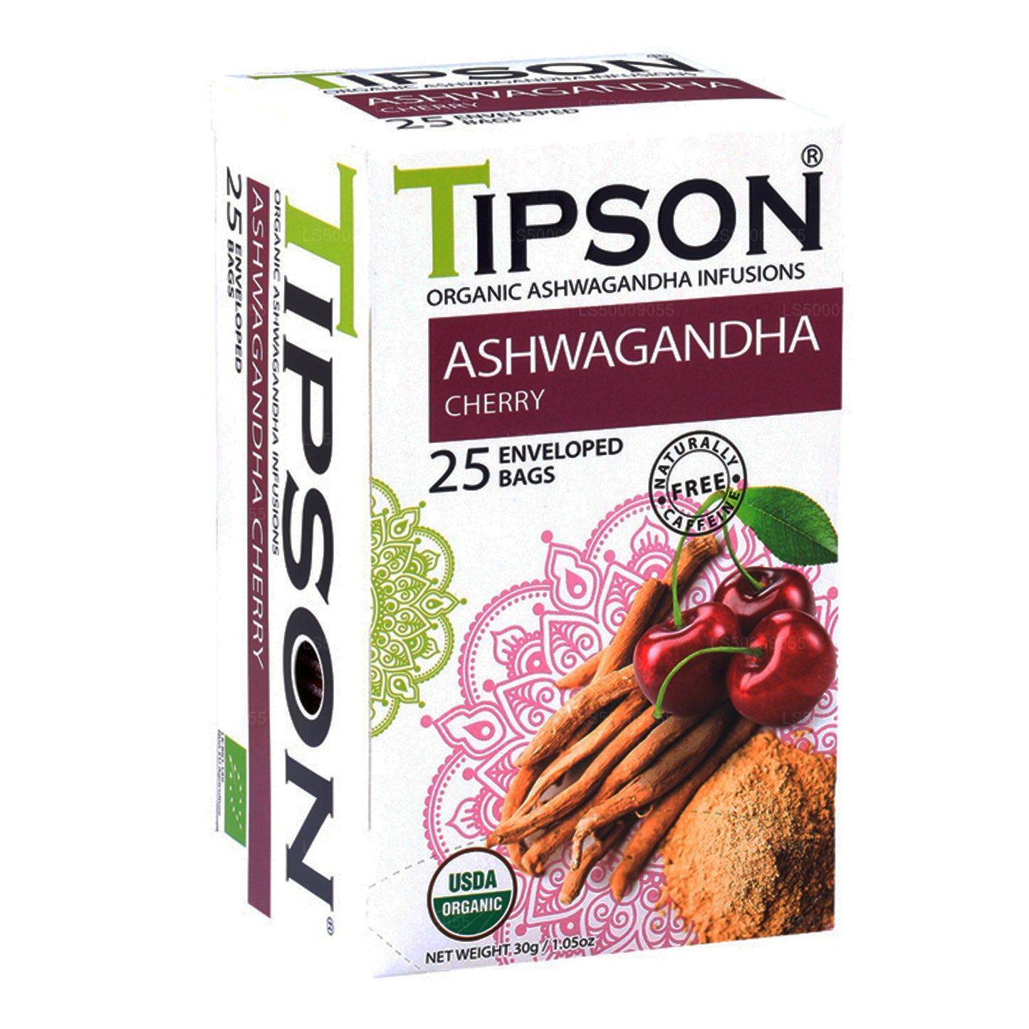 Tipson Tea Organic Ashwagandha with Cherry (30g)