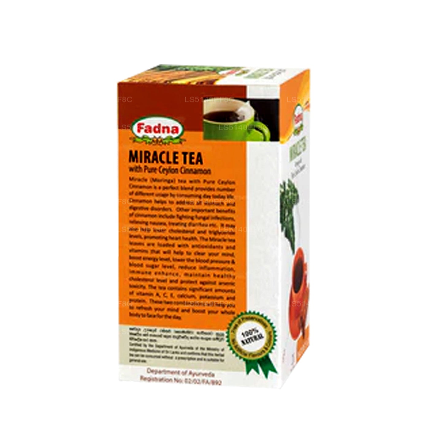 Fadna Moringa with Cinnamon (40g) 20 Tea Bags