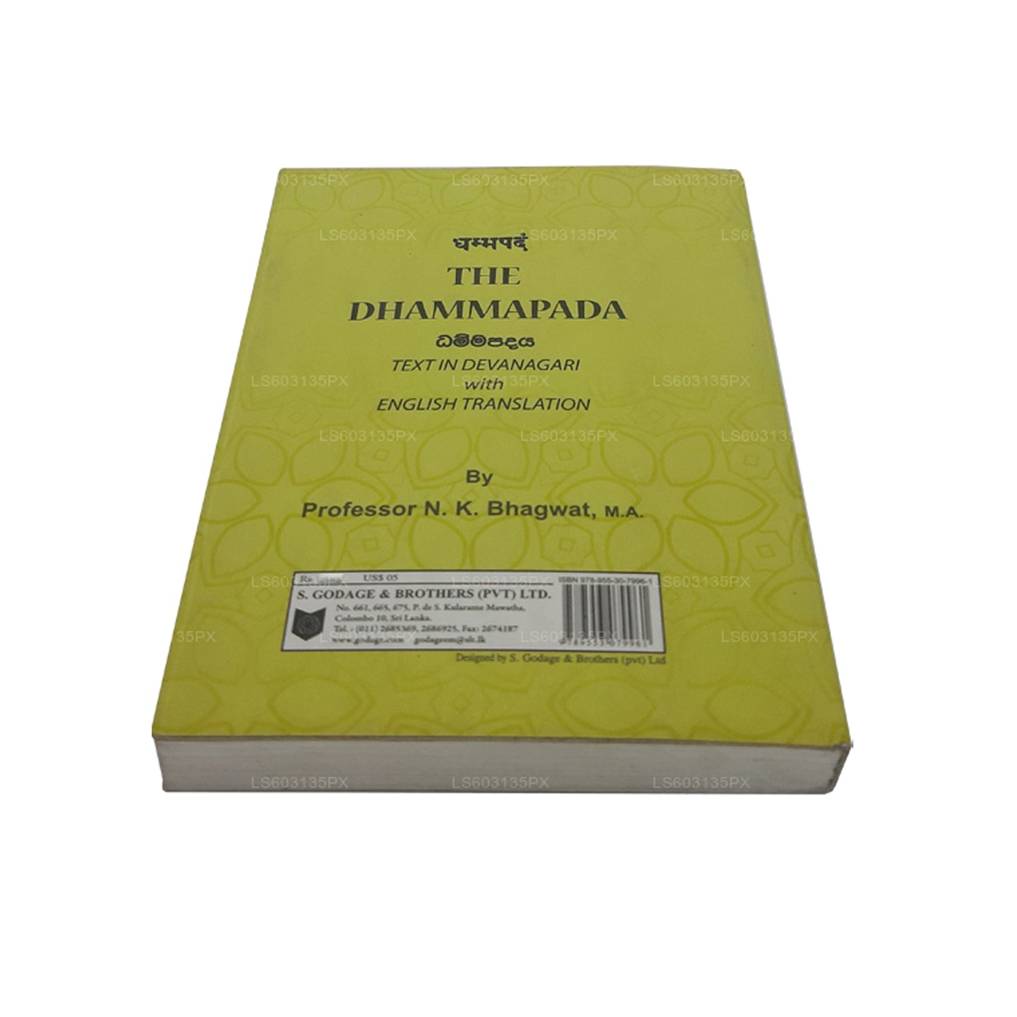 The Dhammapada (Text In Devanagari With English Translation)