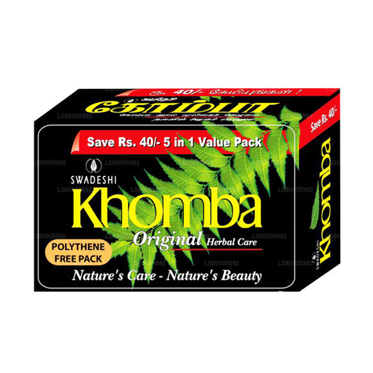 Swadeshi Khomba Original Soap 5 in 1 (5x75g)