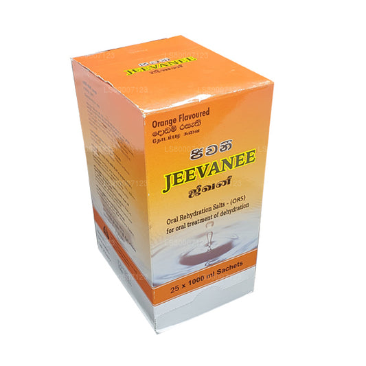 Jeevanee Orange Flavoured Oral Rehydration Salts (25 Sachets)