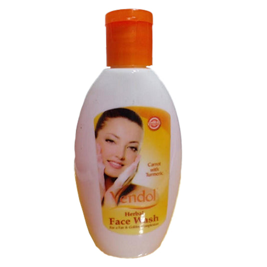 Vendol Face Wash - Carrot With Turmeric (100ml)