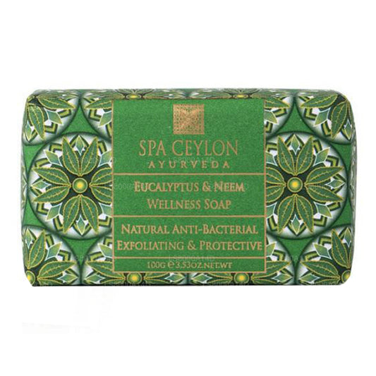 Spa Ceylon Eucalyptus & Neem - Anti-bacterial Exfoliating Wellness Soap (100g)
