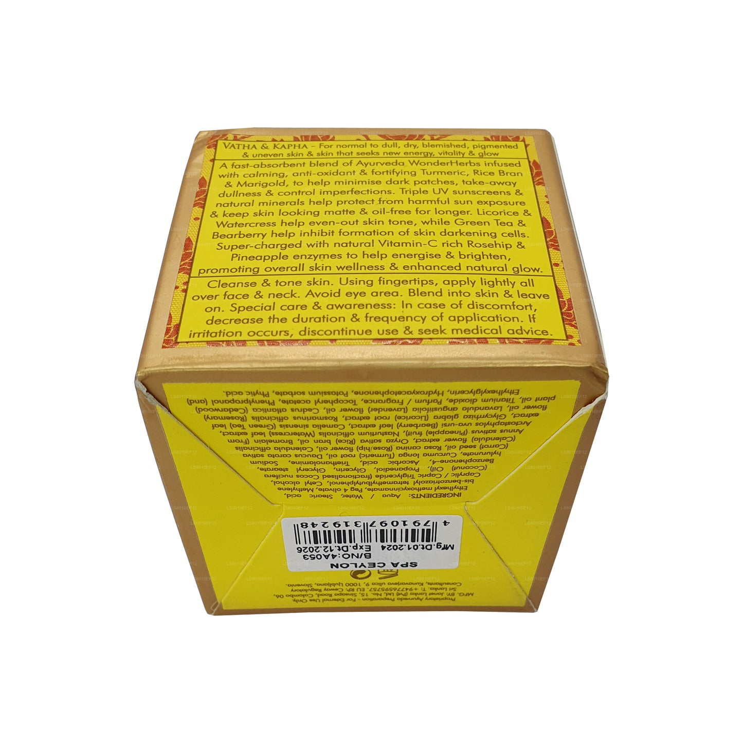 Spa Ceylon True Turmeric Vitamin C Glow Renewing All-Day Protector (50g)