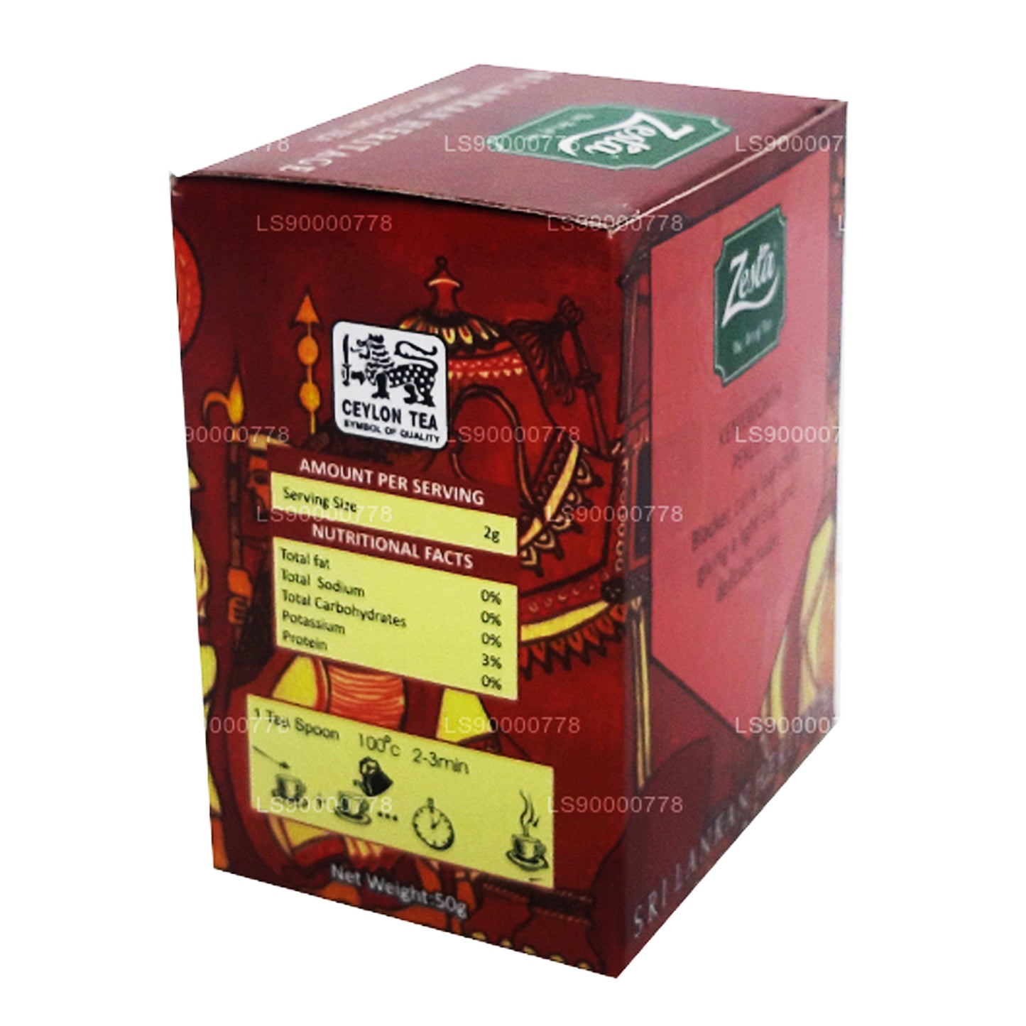 Zesta Sri Lankan Heritage Pure Ceylon Tea Kenilworth PEKOE 1 (100g)