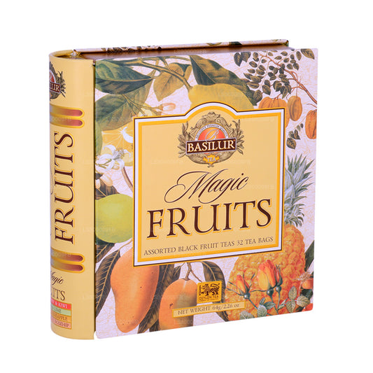 Basilur Magic Fruits Assorted Tea Book (64g) 32 Tea Bags