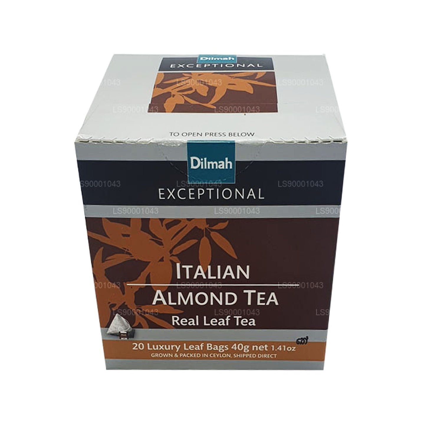 Dilmah Exceptional Italian Almond Real Leaf Tea (40g) 20 Tea Bags