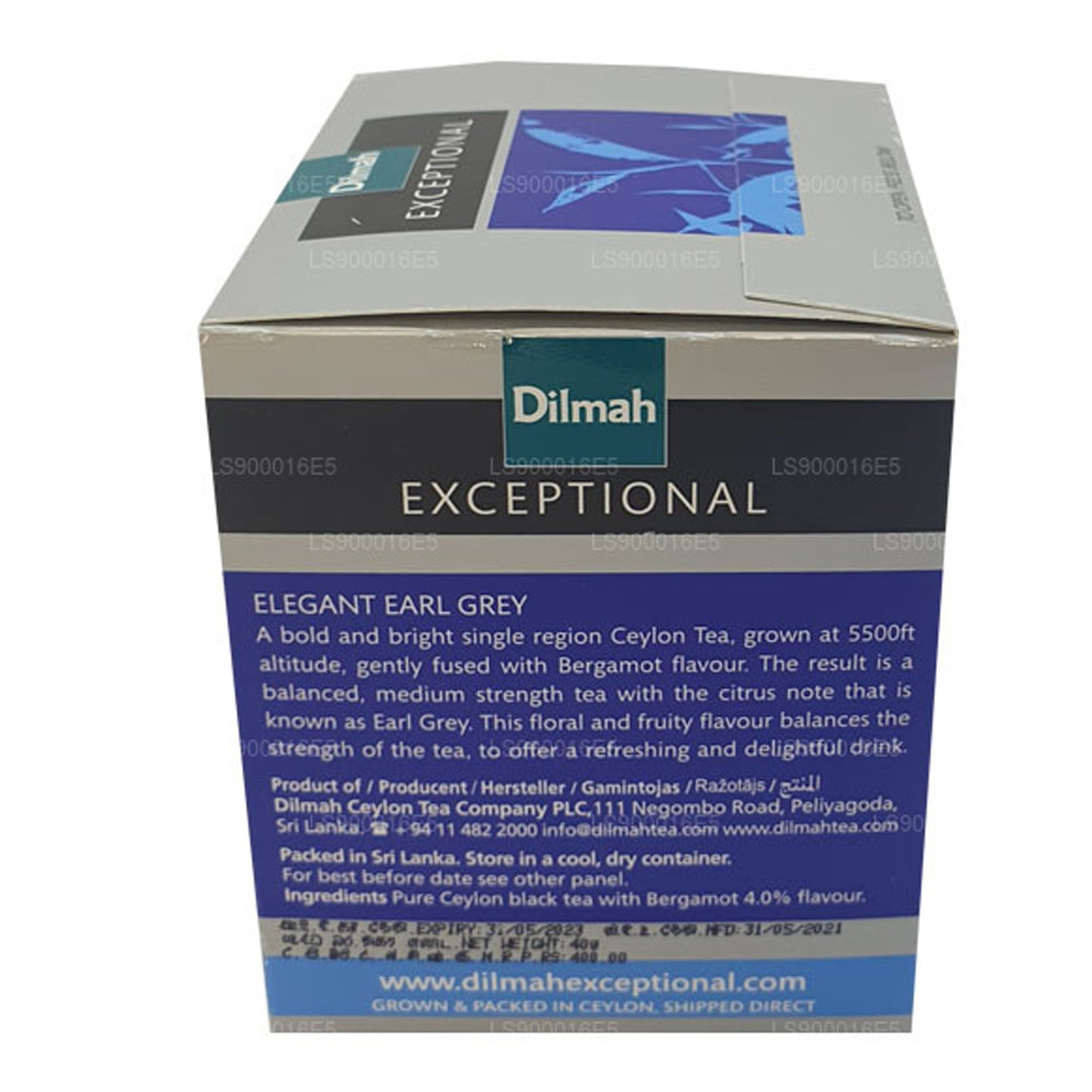 Dilmah Exceptional Elegant Earl Grey Real Leaf Tea (40g)