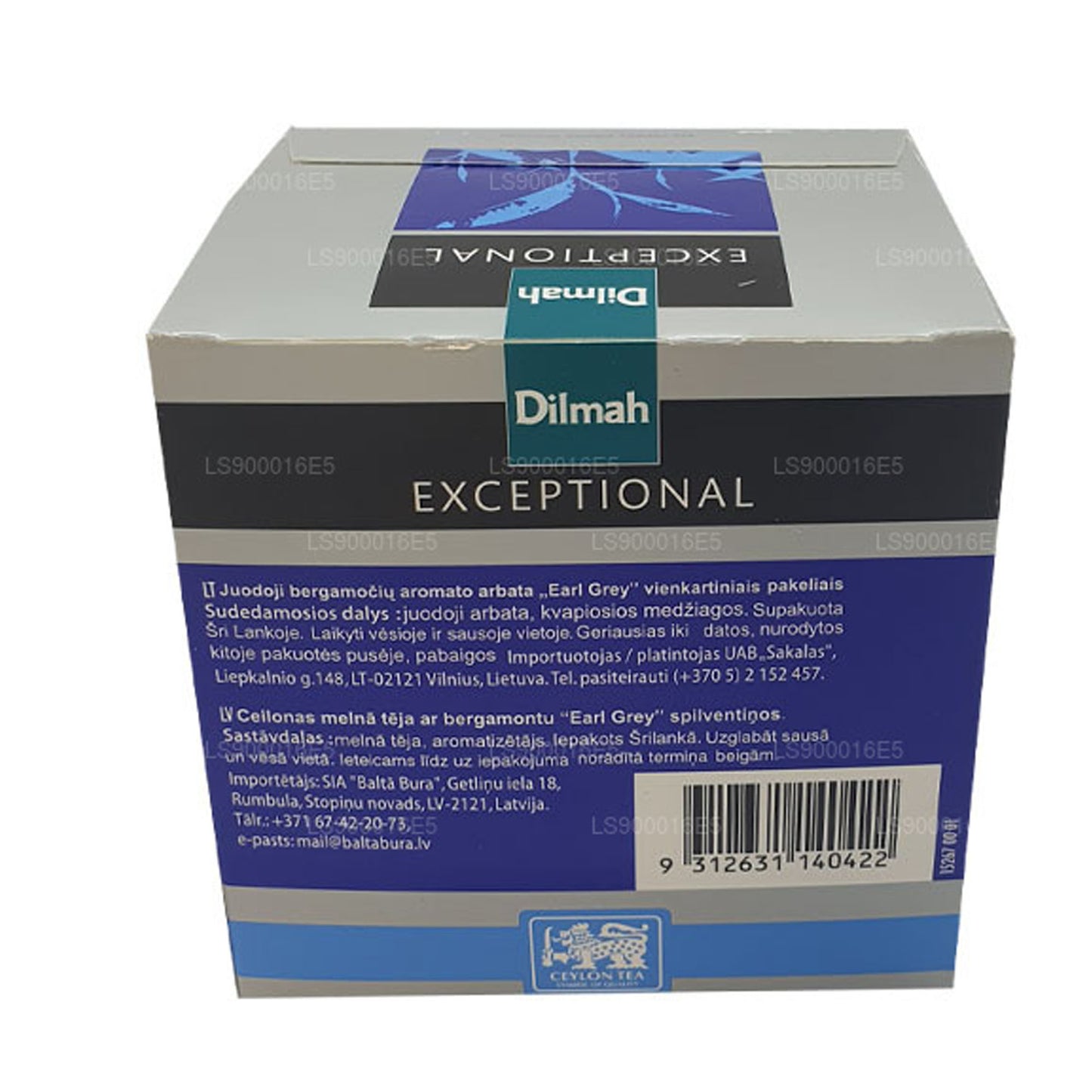 Dilmah Exceptional Elegant Earl Grey Real Leaf Tea (40g)