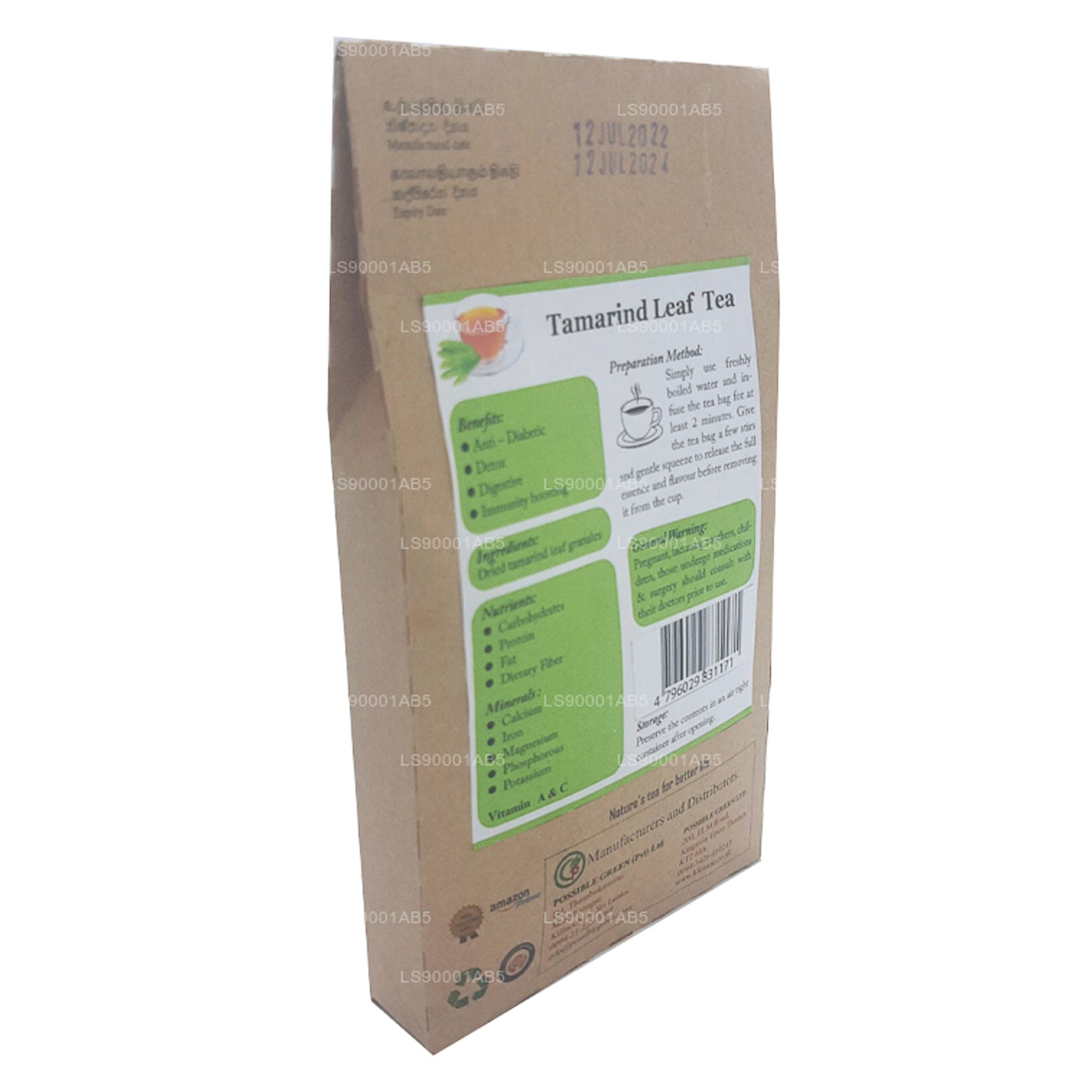 Lifetone Tamarind Leaf Tea (30g) 20 Tea Bags