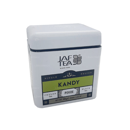 Jaf Tea Single Region Collection Kandy PEKOE Caddy (100g)
