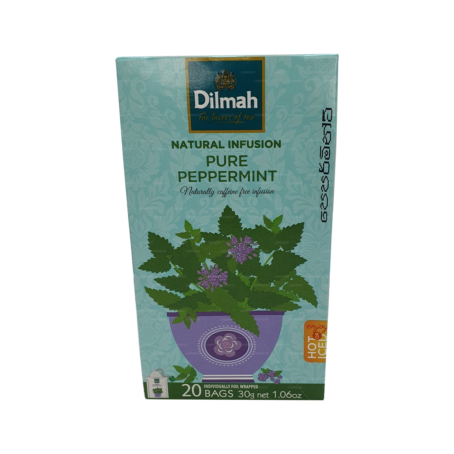 Dilmah Natural Infusion Pure Peppermint (30g) 20 Tea Bags