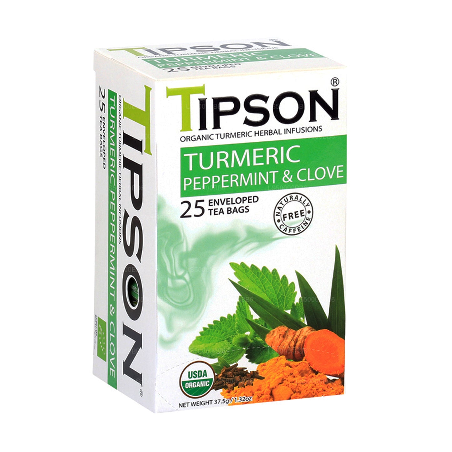 Tipson Tea Organic Turmeric Peppermint & Clove (37.5g)