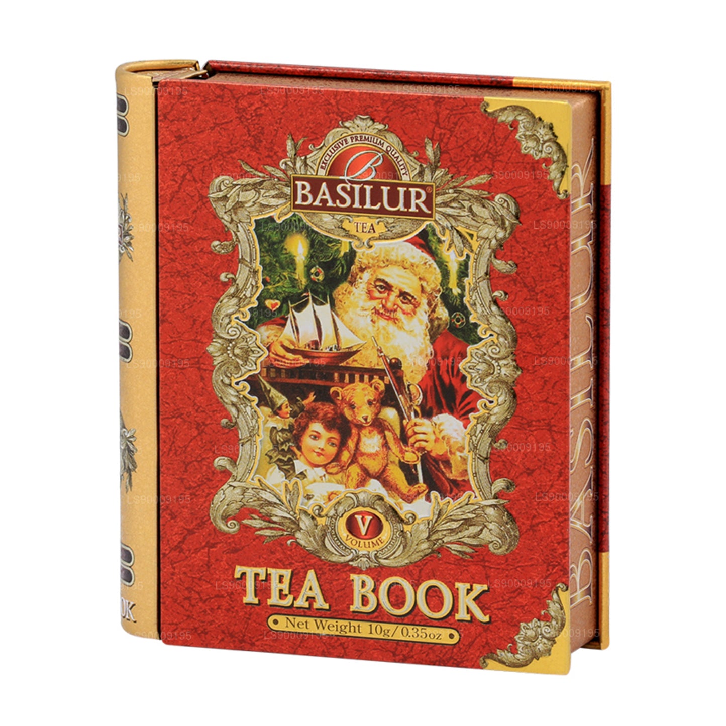 Basilur "Miniature Tea Book - Volume V - Red" (10g) Caddy