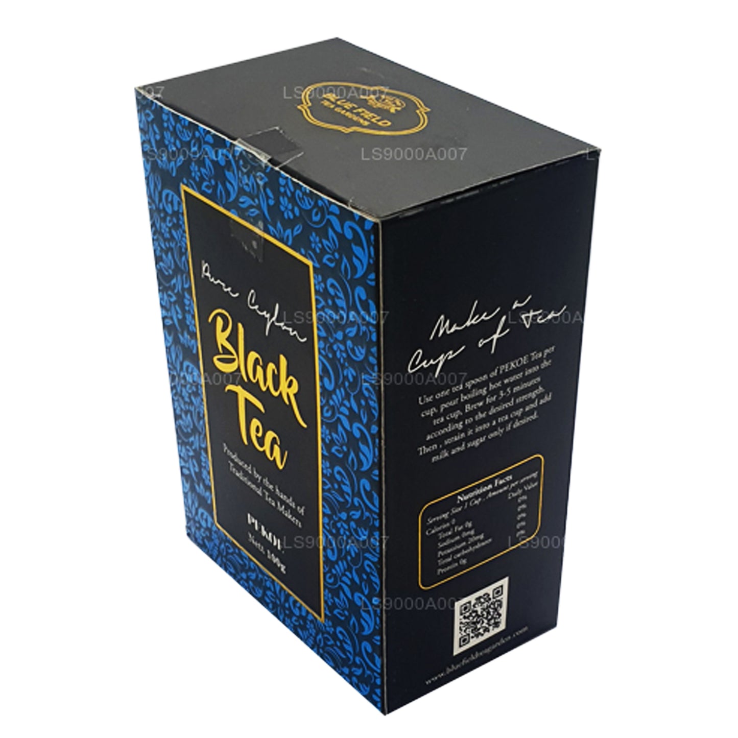 Blue Field Pure Ceylon PEKOE Grade Black Loose Tea (100g)