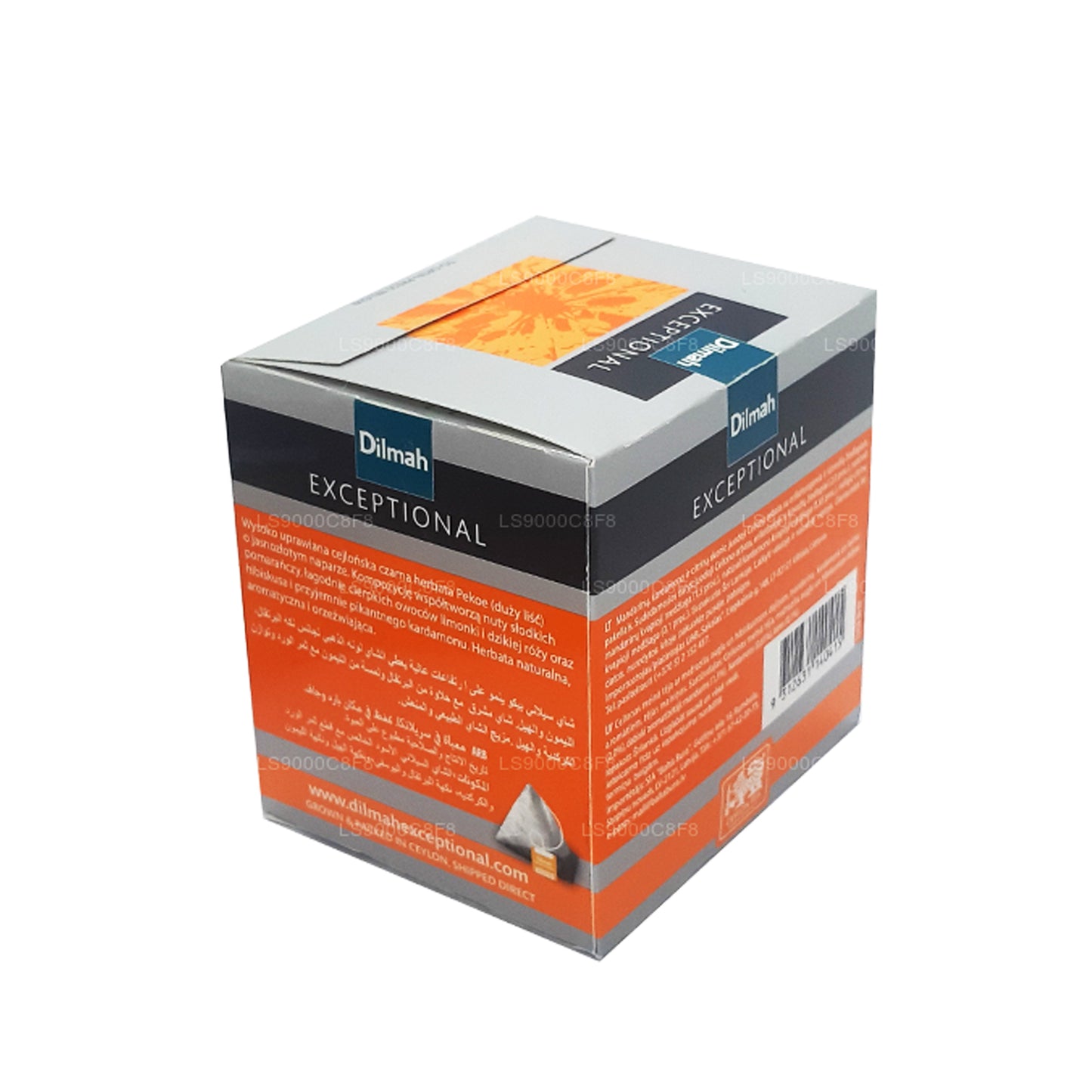 Dilmah Exceptional Lively Lime and Orange Fusion Real Leaf Tea (40g) 20 Tea Bags