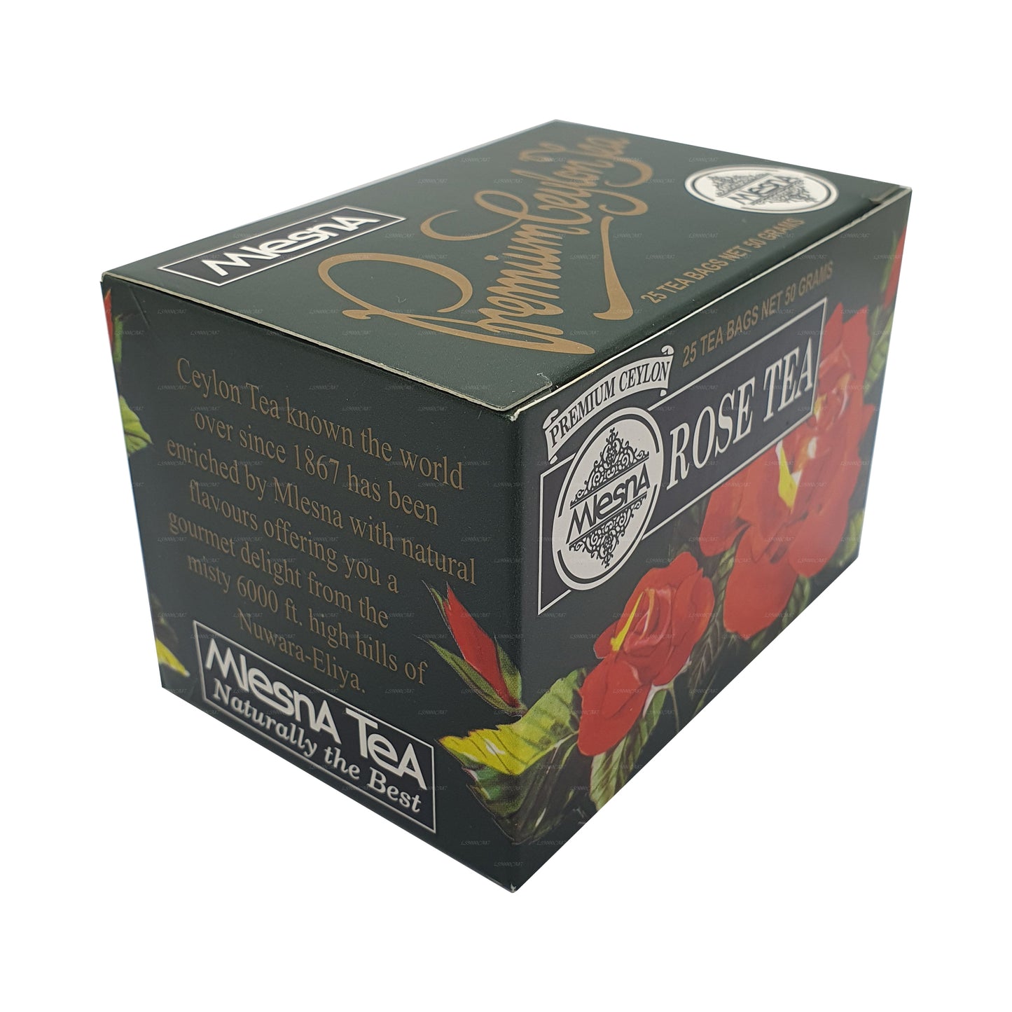 Mlesna Rose Tea (50g) 25 Tea Bags