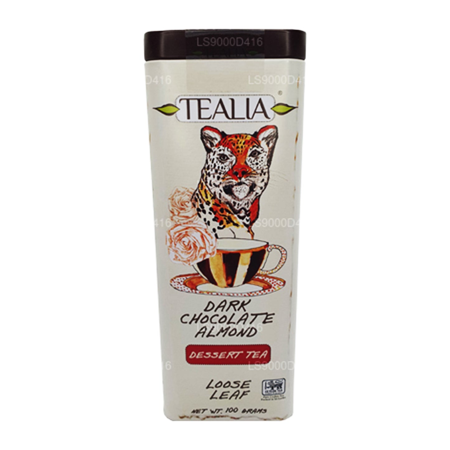 Tealia Dark Chocolate Almond Tea (100g)