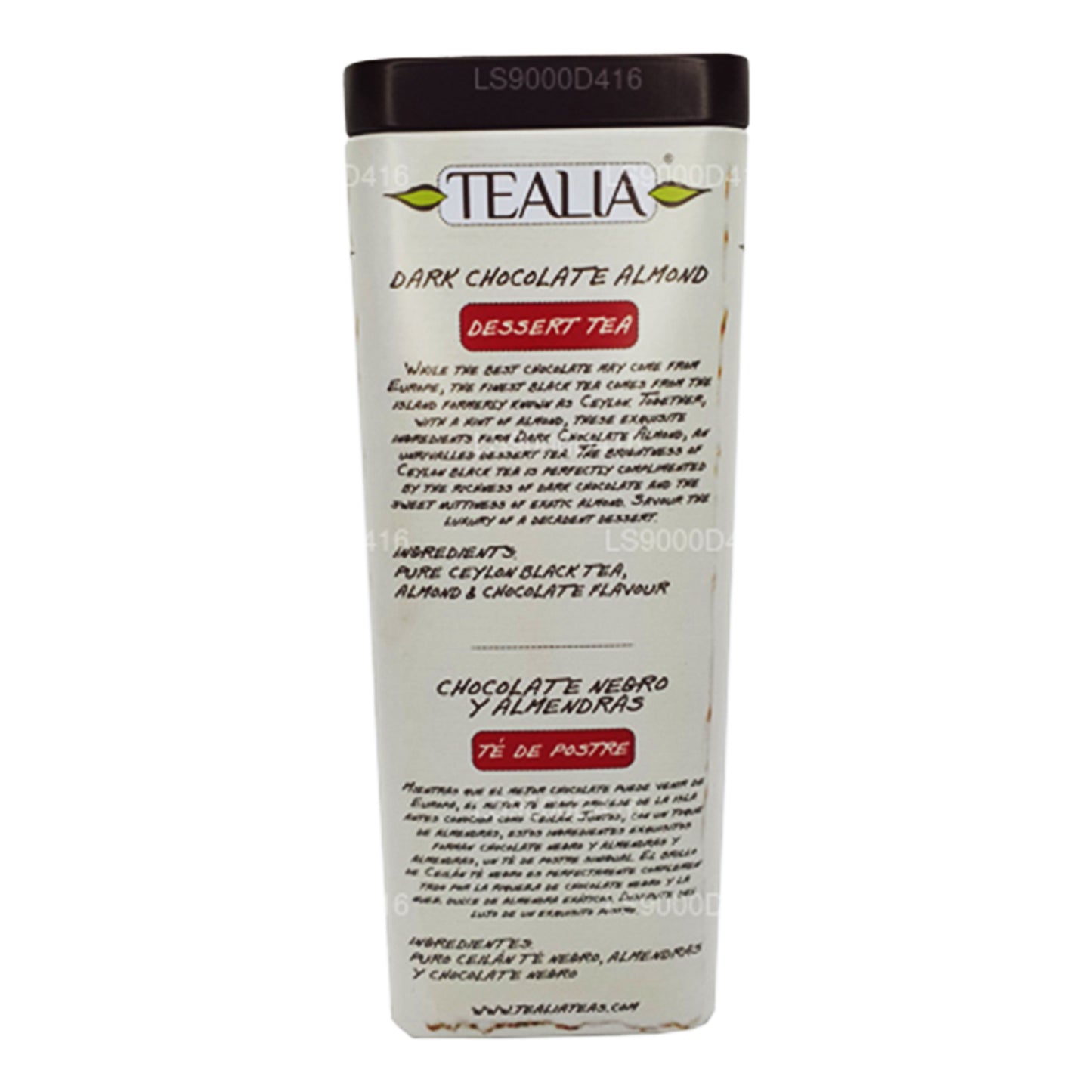 Tealia Dark Chocolate Almond Tea (100g)