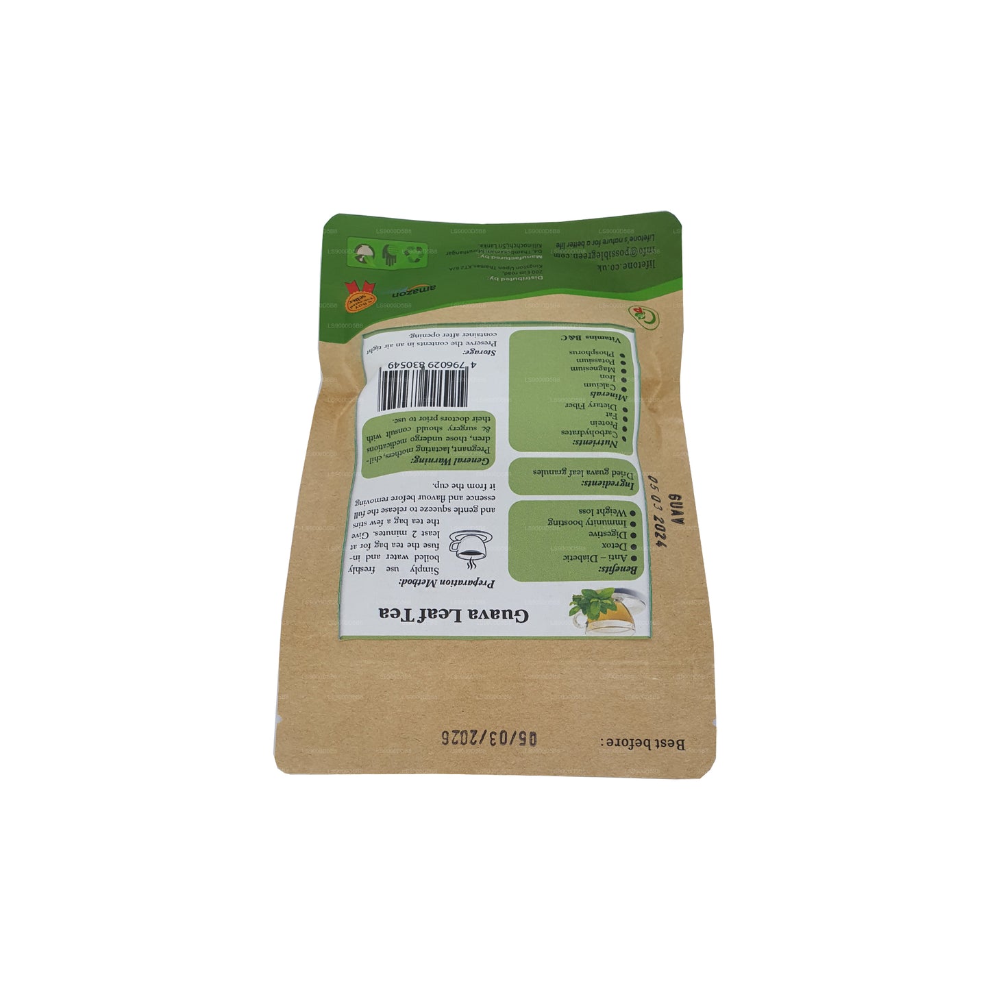 Lifetone Guava Leaf Tea (30g) 20 Tea Bags