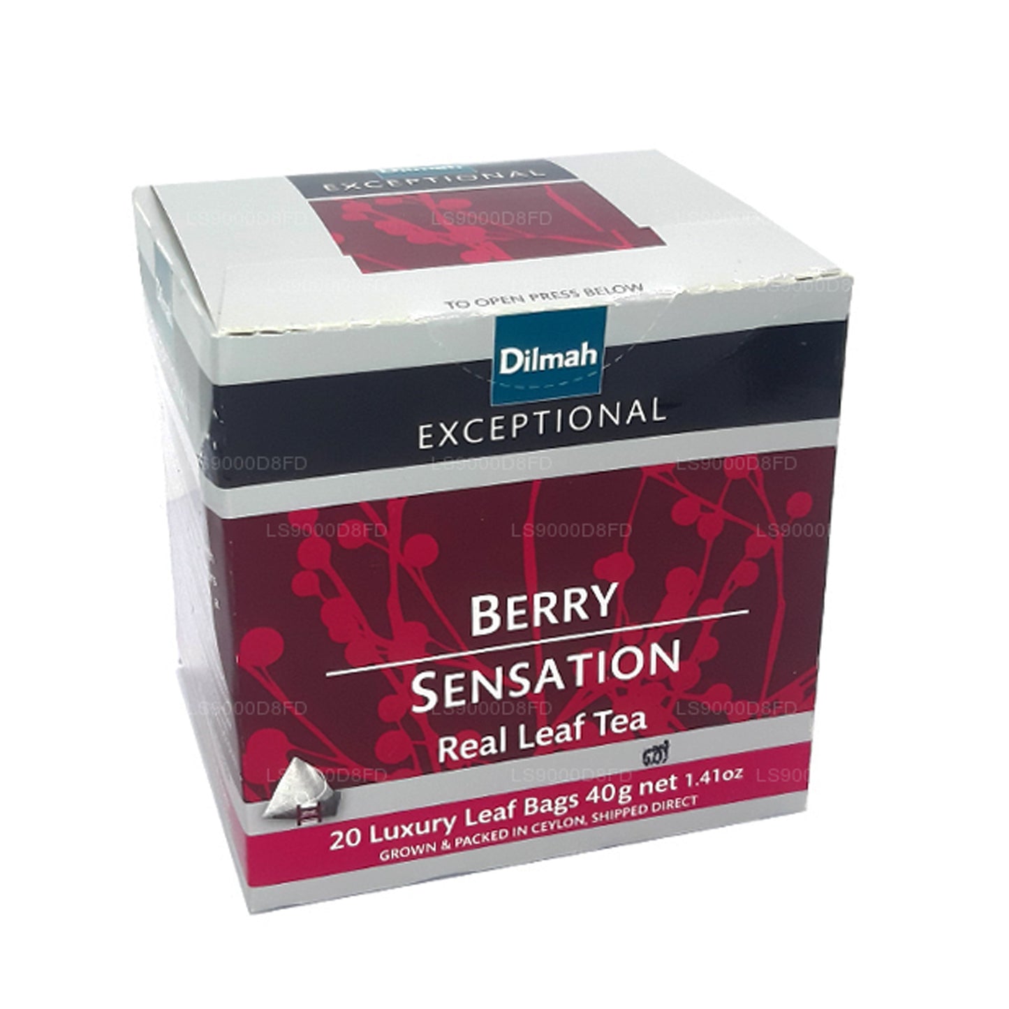 Dilmah Exceptional Berry Sensation Real Leaf Tea (40g) 20 Tea Bags