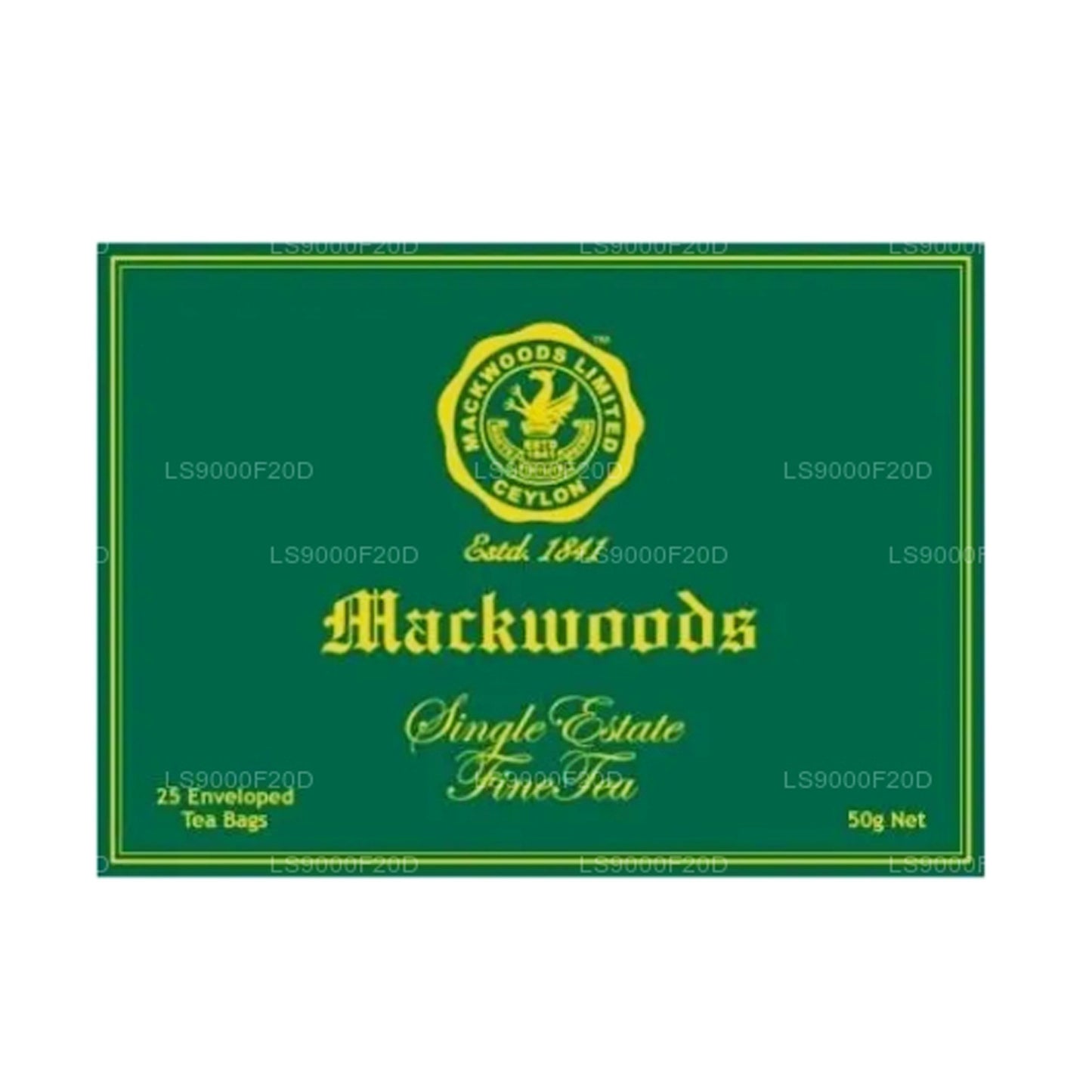 Mackwoods Classic, Fine Black Tea, In 25 Enveloped Tea Bags (50g)