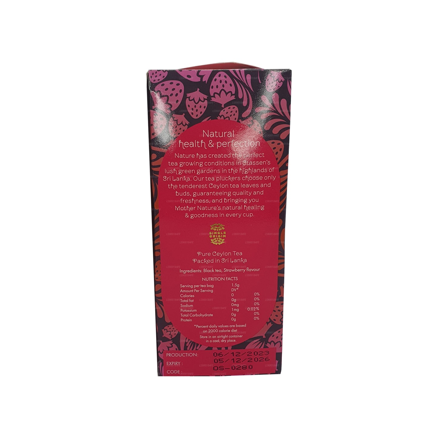 Stassen Strawberry Tea (37.5g) 25 Tea Bags