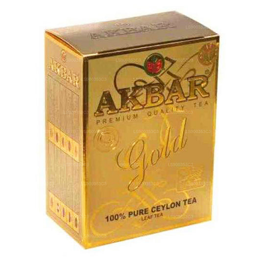 Akbar Gold Premium 100% Pure Ceylon Tea, Loose Tea (100g)