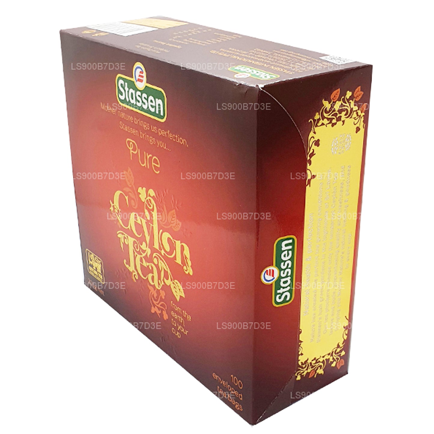 Stassen Pure Ceylon Black Tea (200g) 100 Tea Bags