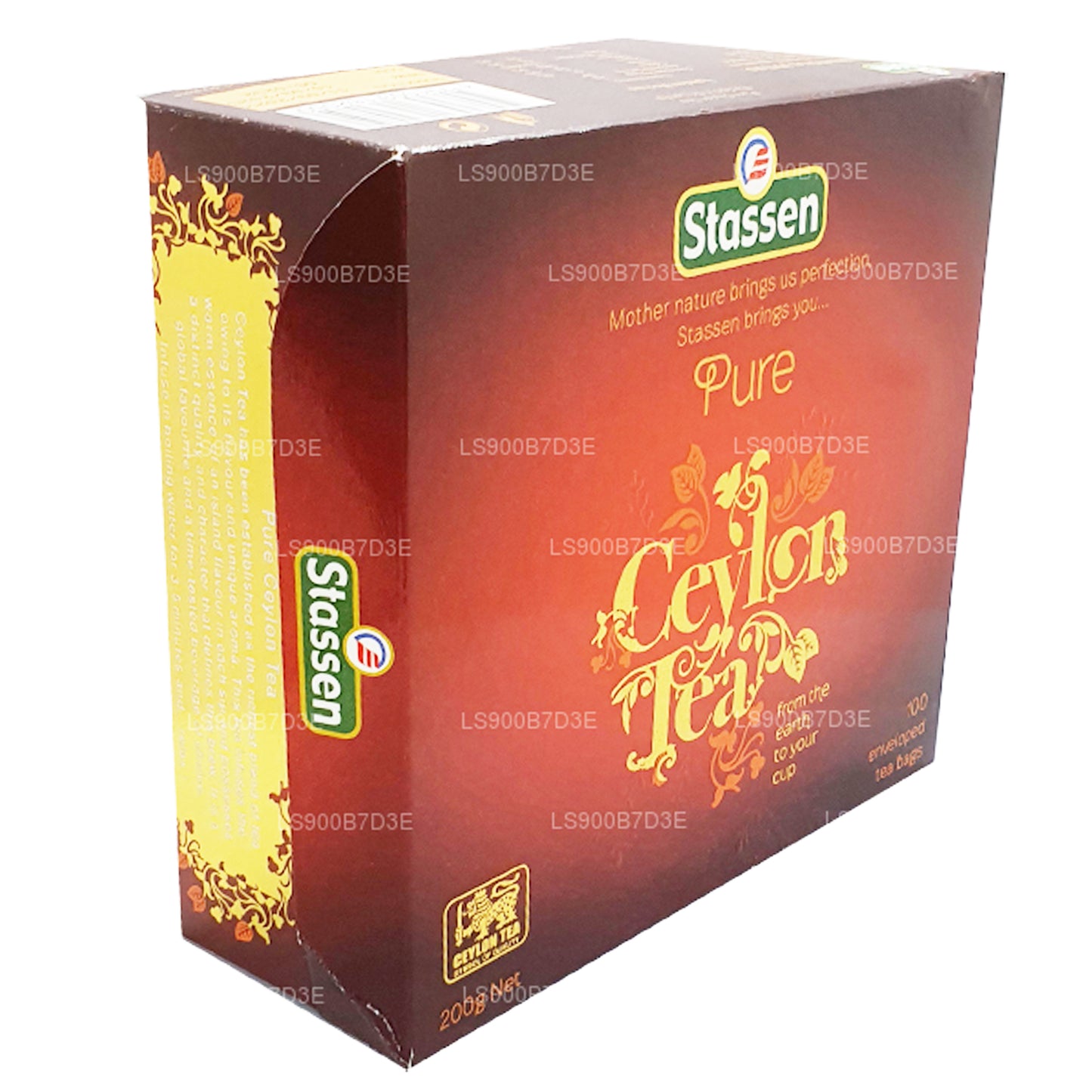 Stassen Pure Ceylon Black Tea (200g) 100 Tea Bags