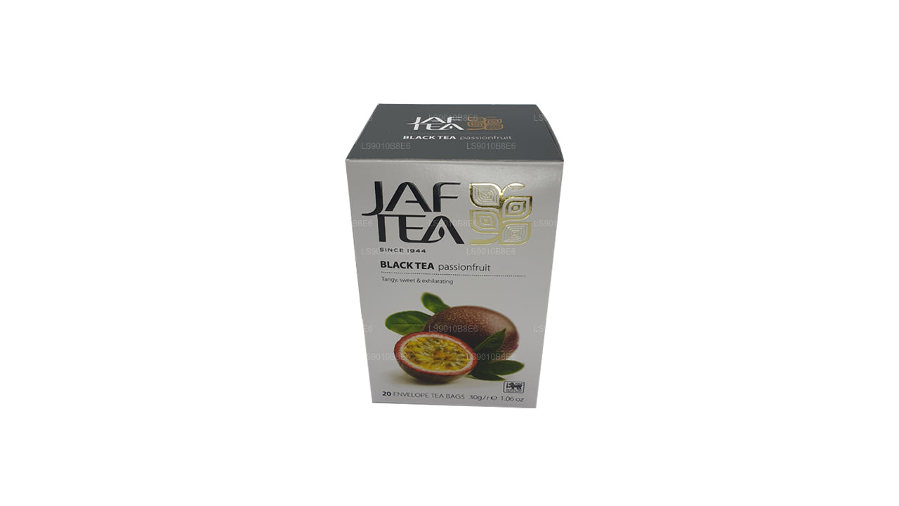 Jaf Tea Pure Fruits Collection Black Tea Passionfruit Foil Envelop Tea Bags (30g)
