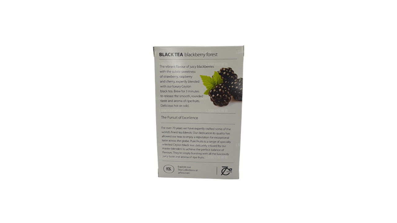 Jaf Tea Pure Fruits Collection Black Tea Blackberry Forest Foil Envelop Tea Bags (30g)