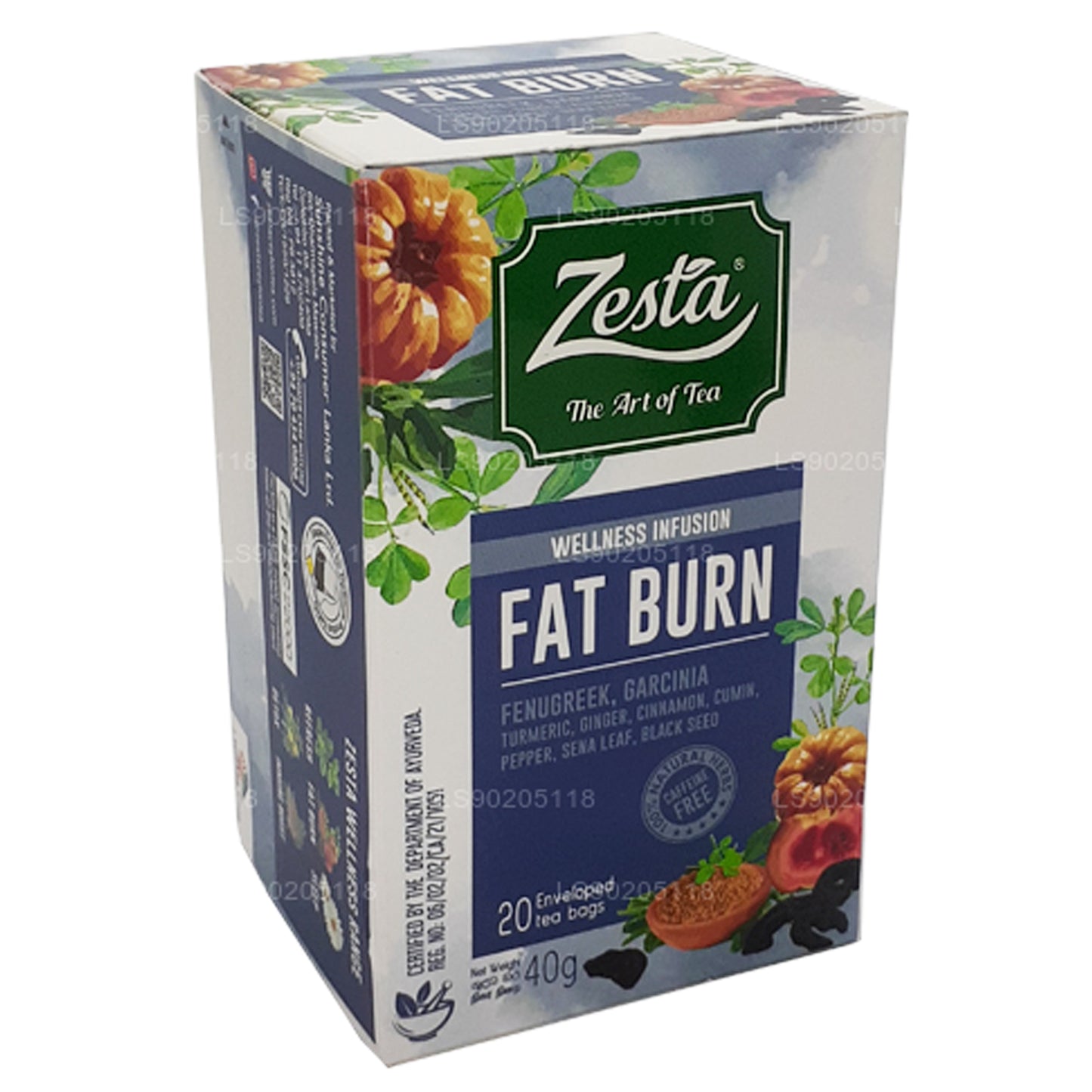 Zesta Fat Burn (40g) 20 Tea Bags