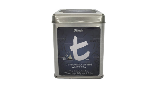Dilmah Ceylon Silver Tips White Tea (40g) Caddy 20 Tea Bags