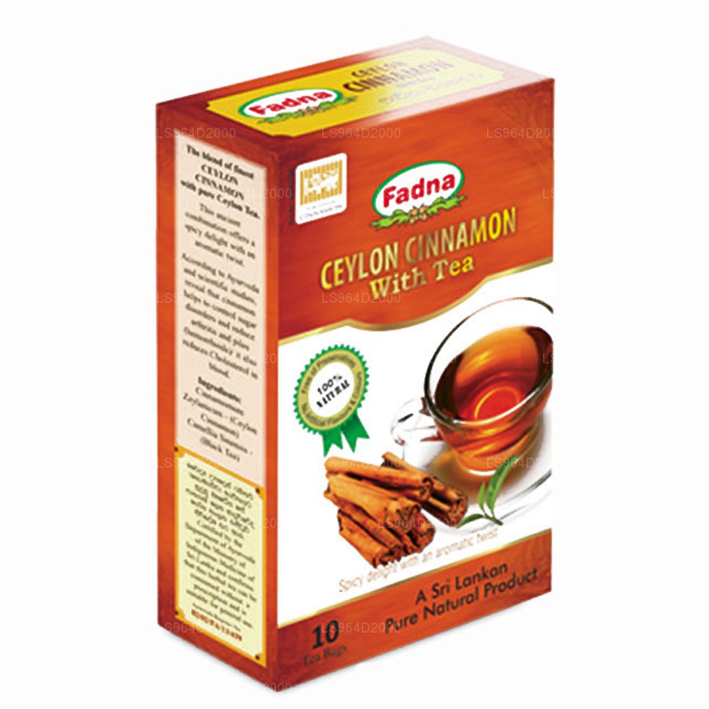 Fadna Ceylon Cinnamon Herbal Tea (20g) 10 Tea Bags
