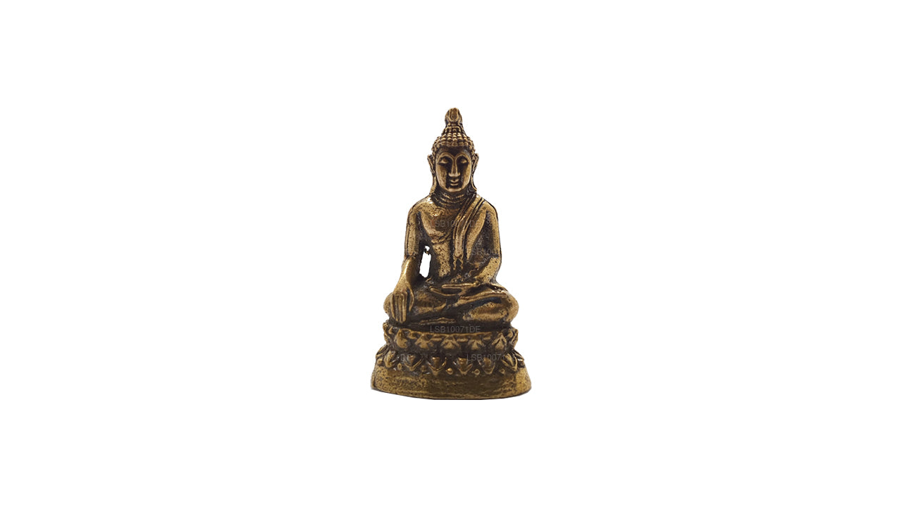 Miniature Brass Buddha Statue – Lakpura LLC