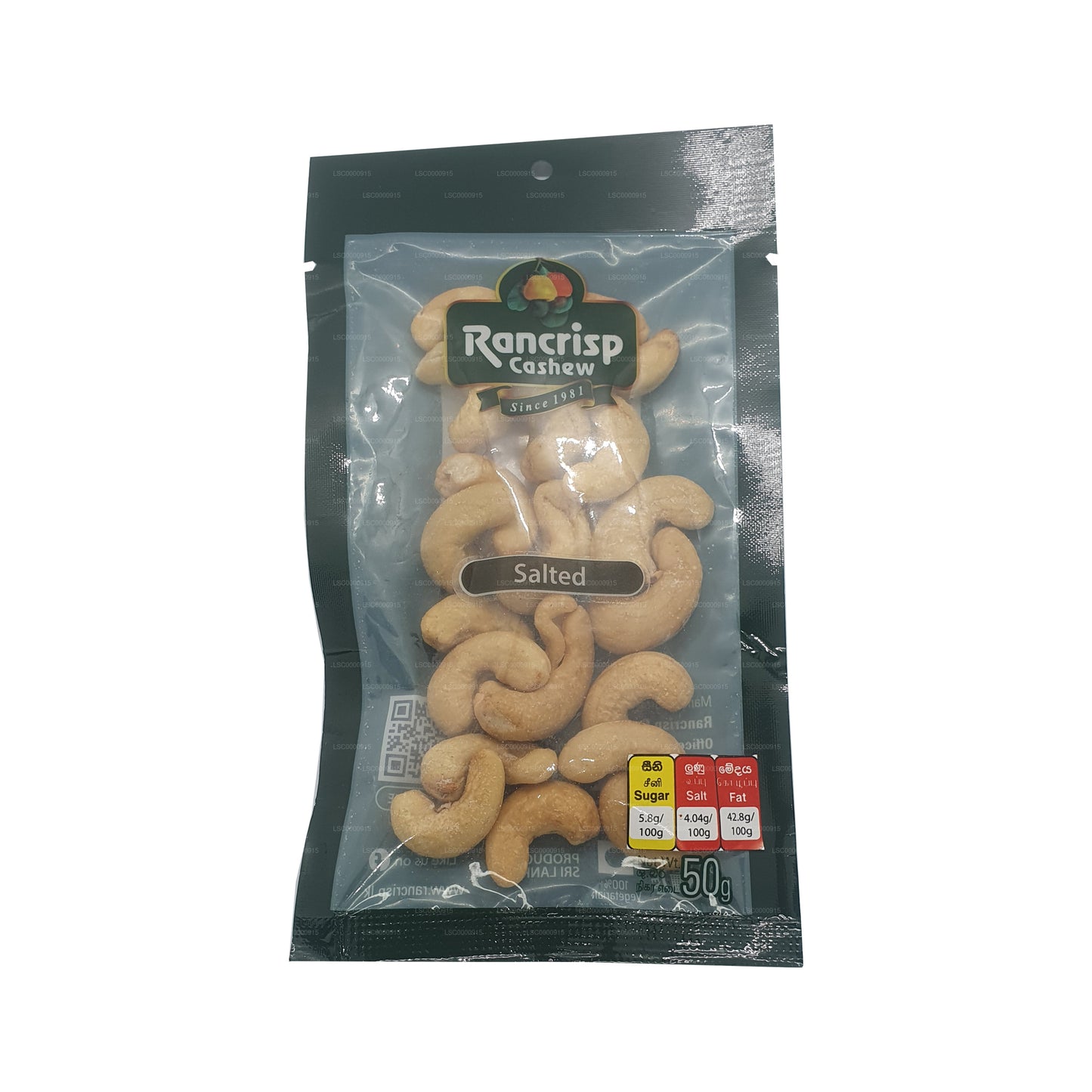 Rancrisp Salted Cashew Nuts