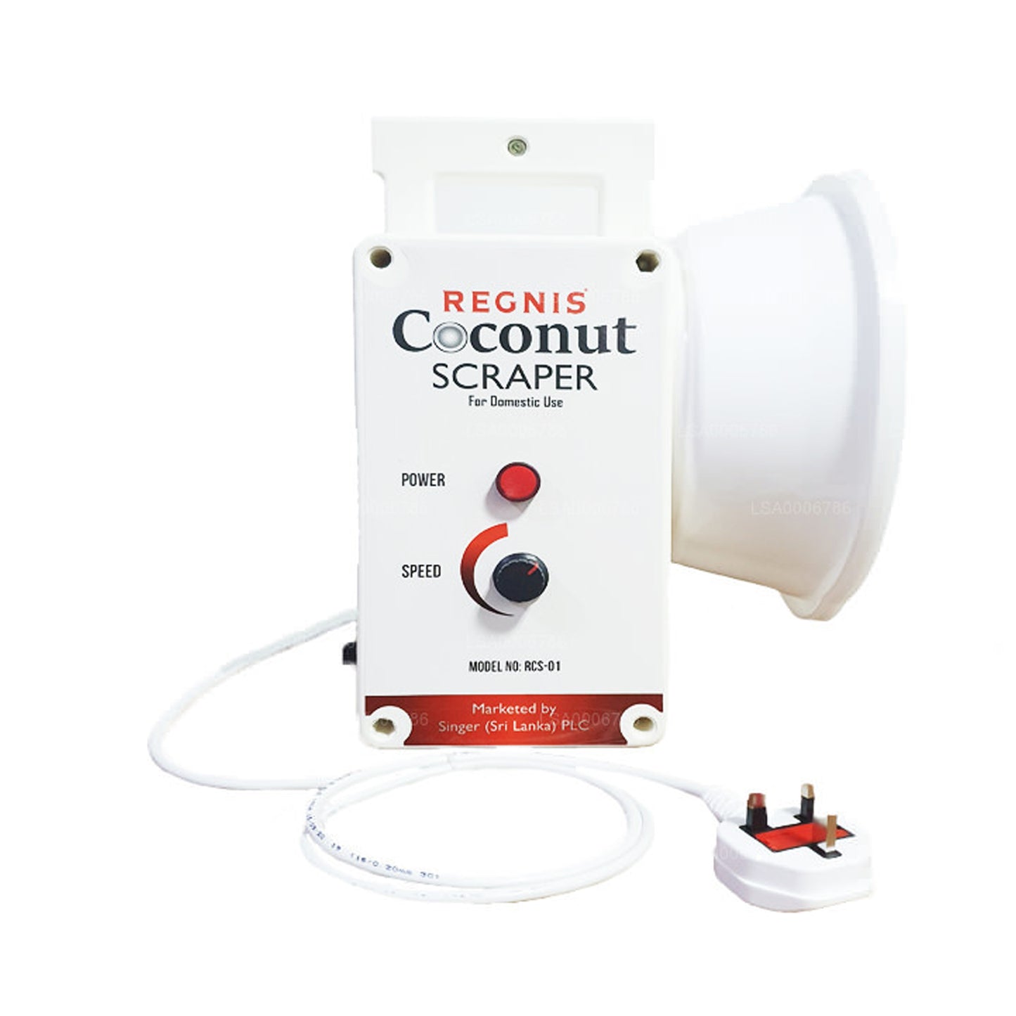 Lakro Domestic Electric Coconut Scraper Model RCS-01