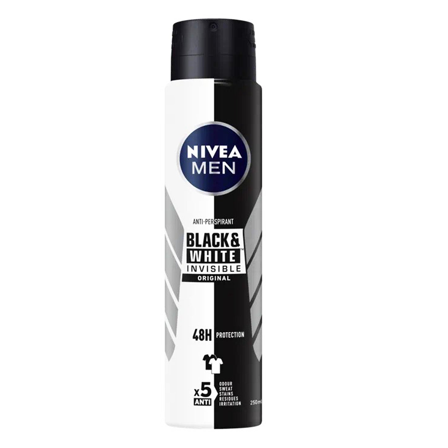 Nivea Invisible Black and White Deo Spray Men (250ml)