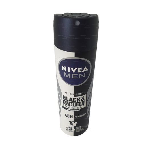 Nivea Invisible Black and White Deo Spray Men (150ml)