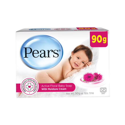 Pears Active Floral Baby Soap (90g)