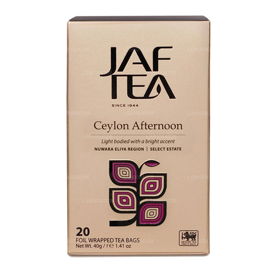 Jaf Tea Classic Gold Collection Ceylon Afternoon (40g) Foil Envelope  20 Tea Bags