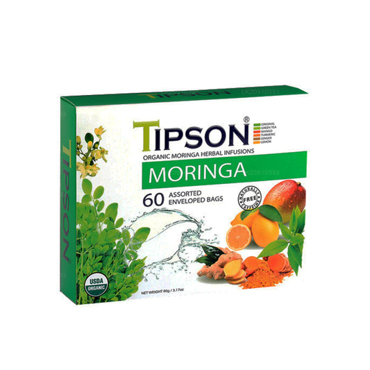 Tipson Tea Organic Moringa Assorted (90g)