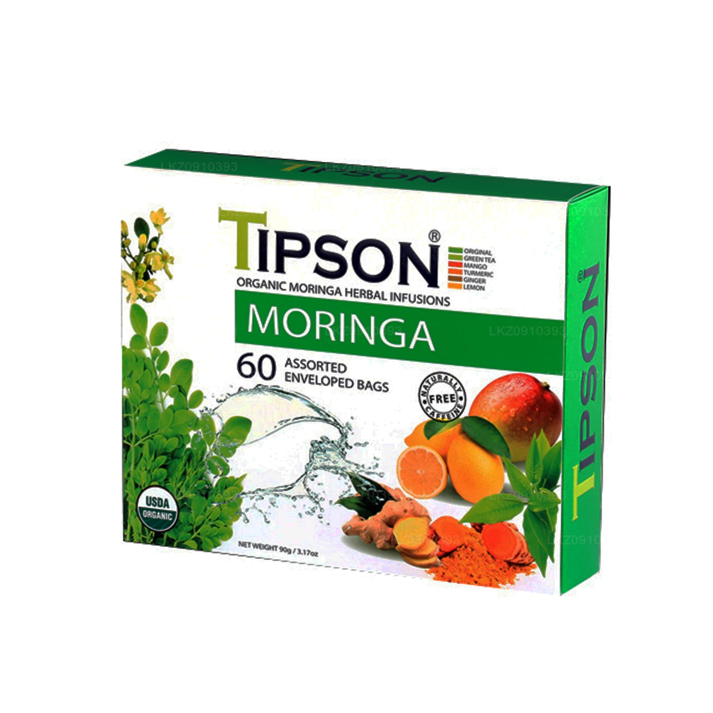 Tipson Tea Organic Moringa Assorted (90g)